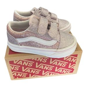 Vans Toddler Old Skool Metallic Shoe - New Never Worn